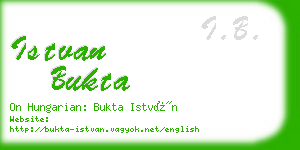 istvan bukta business card